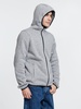 Куртка с капюшоном унисекс Gotland, серая с логотипом