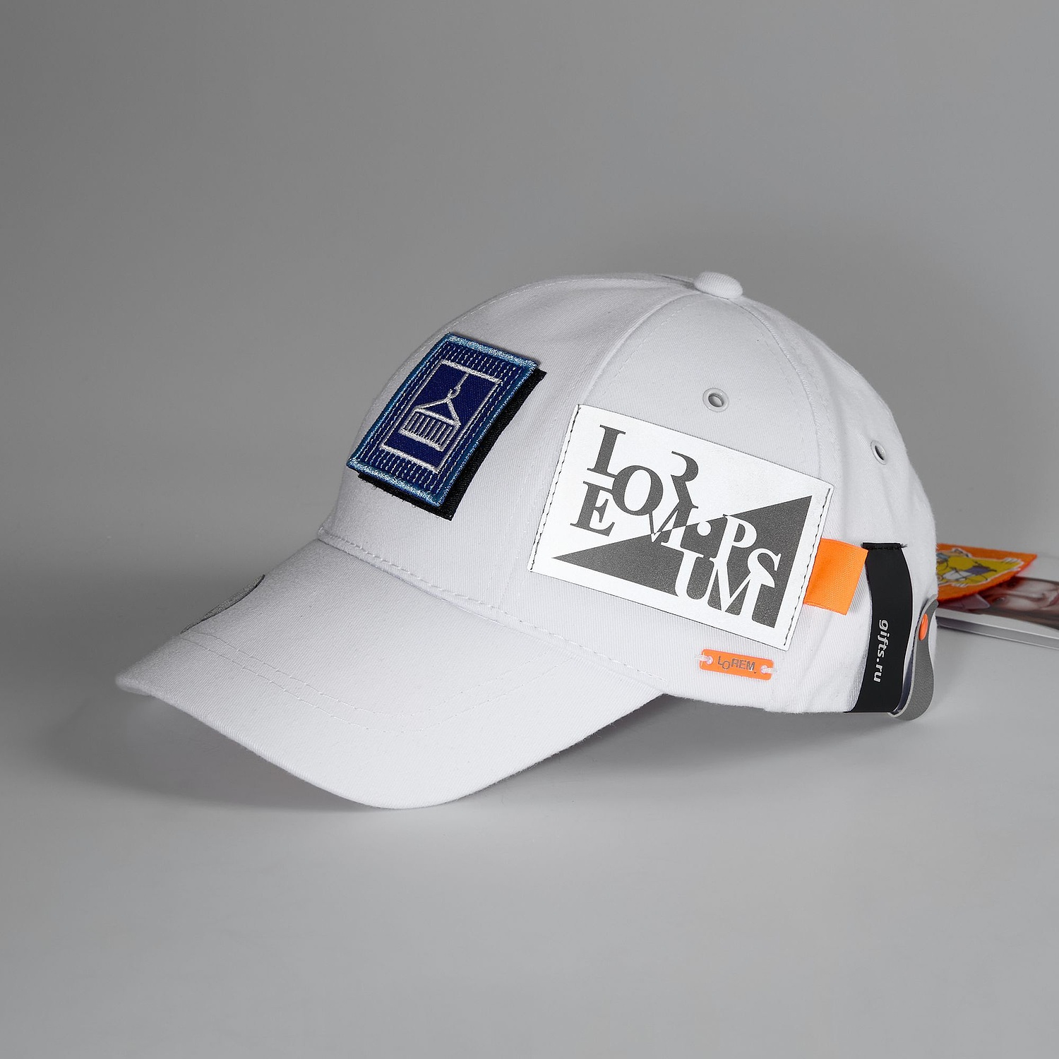 Бейсболка детская Capture Kids, голубая с логотипом