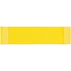 Лейбл тканевый Epsilon, S, желтый с логотипом