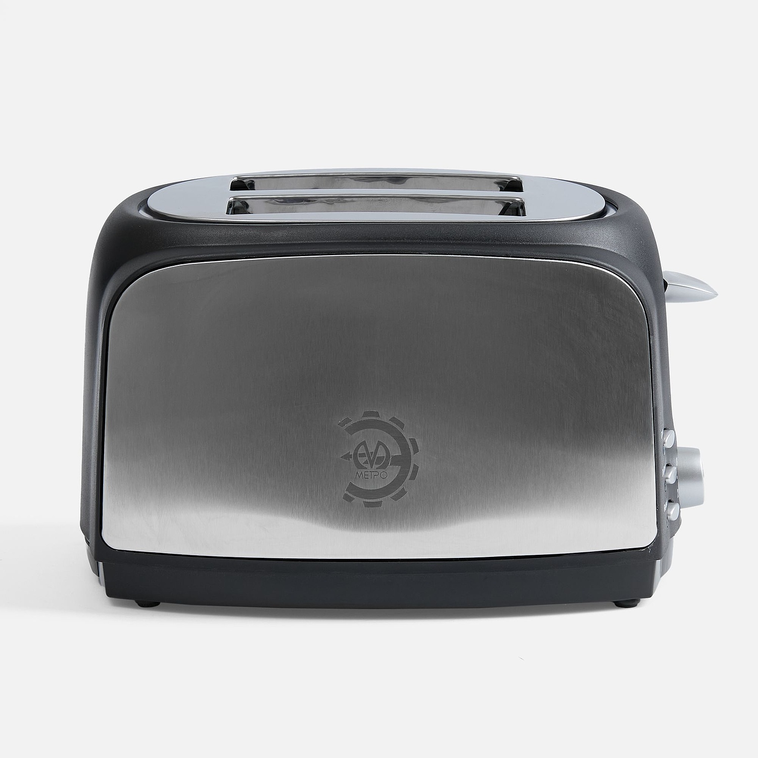 Электрический тостер Postre, серебристо-черный