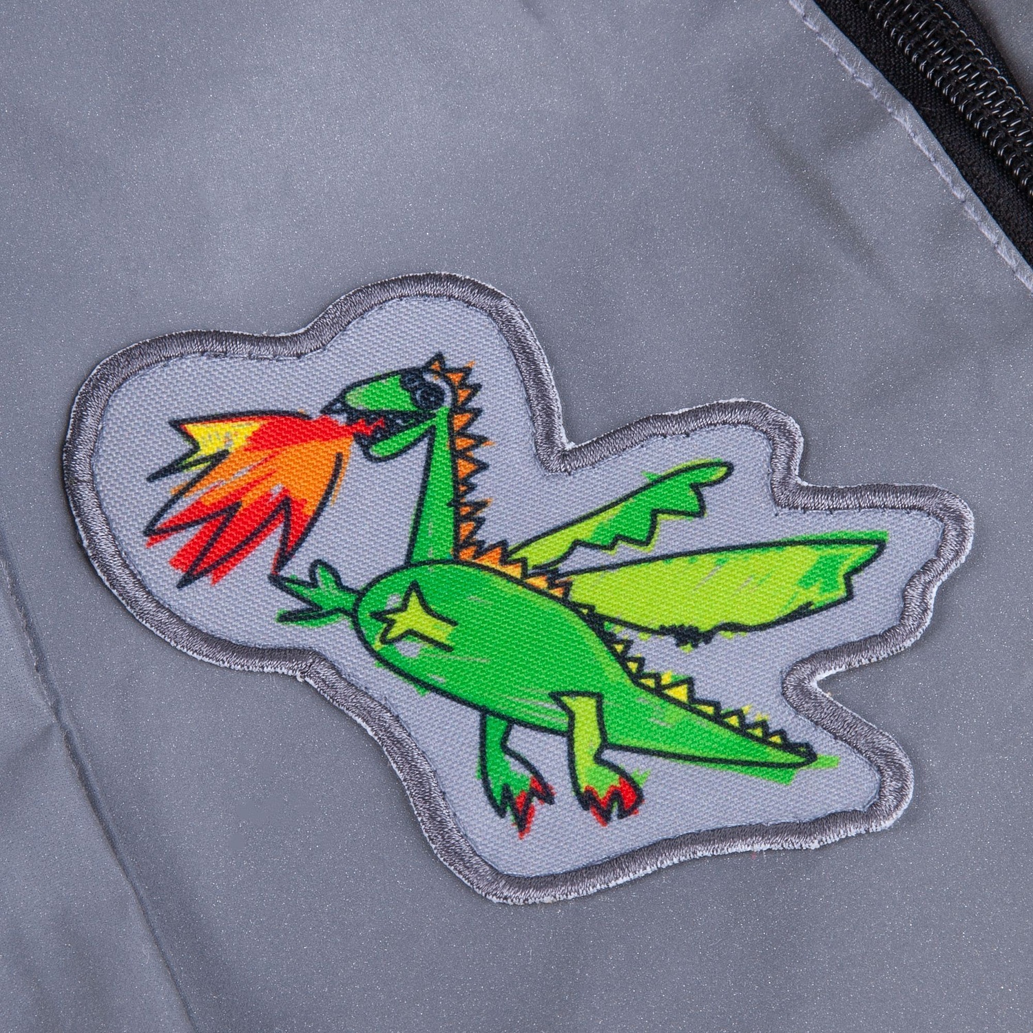 Рюкзак детский Manifest из светоотражающей ткани, серый