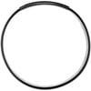Силиконовый браслет Brisky с металлическим шильдом, черный с логотипом