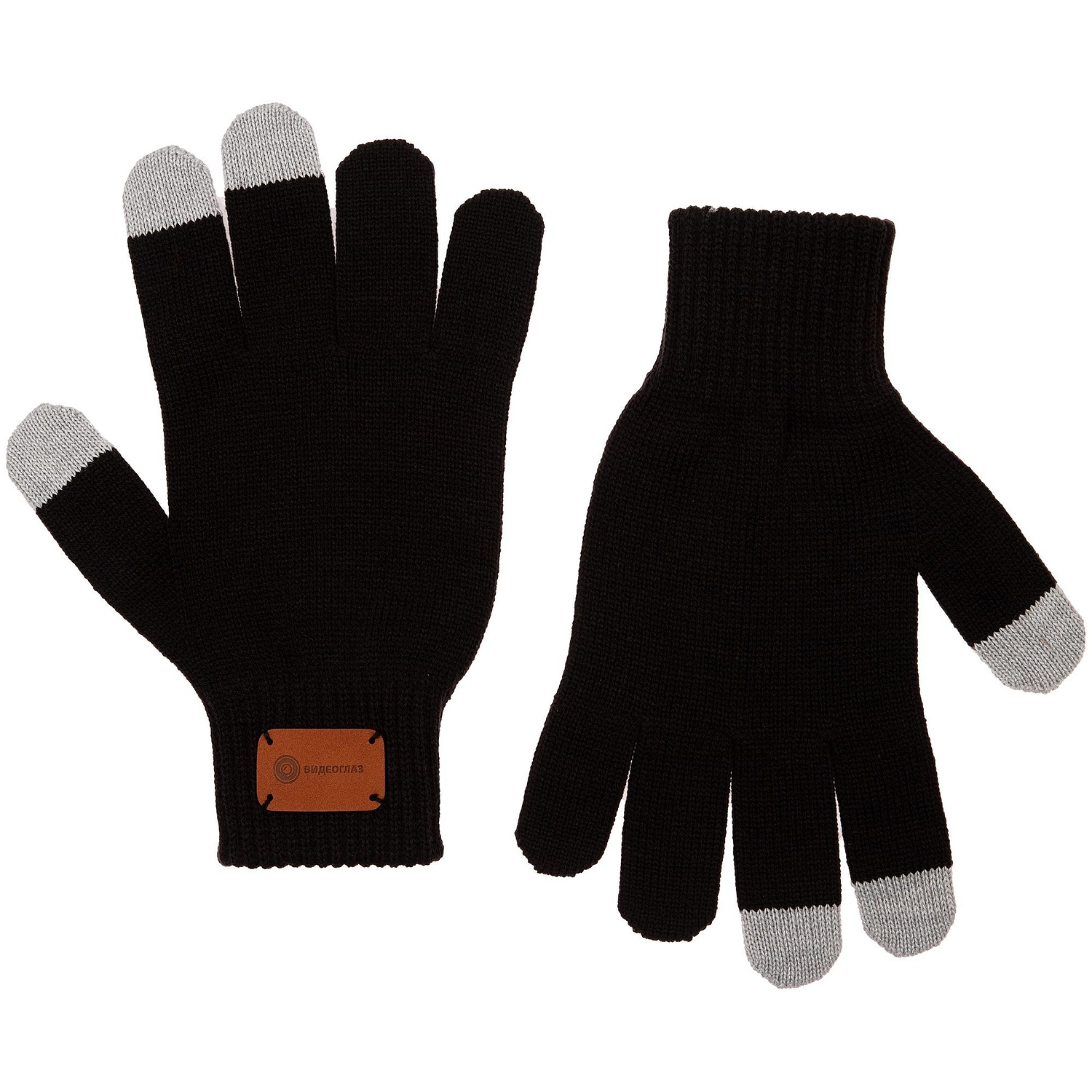 Лейбл Eta Nubuck, S, коричневый с логотипом