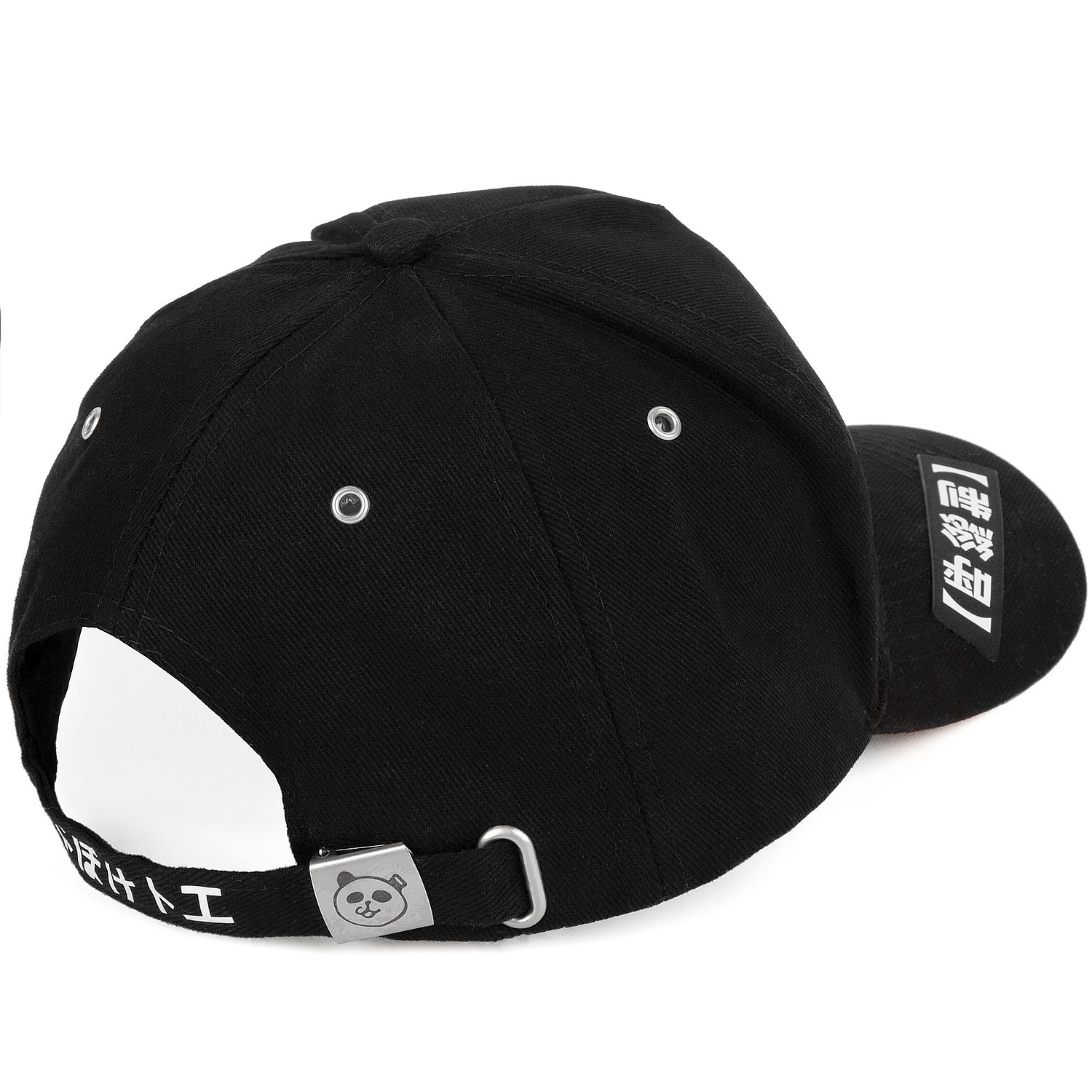 Наклейка тканевая Lunga, S, черная с логотипом