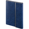Ежедневник Petrus Flap, недатированный, синий с логотипом