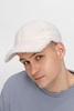 Бейсболка Oblako, утепленная, молочно-белая