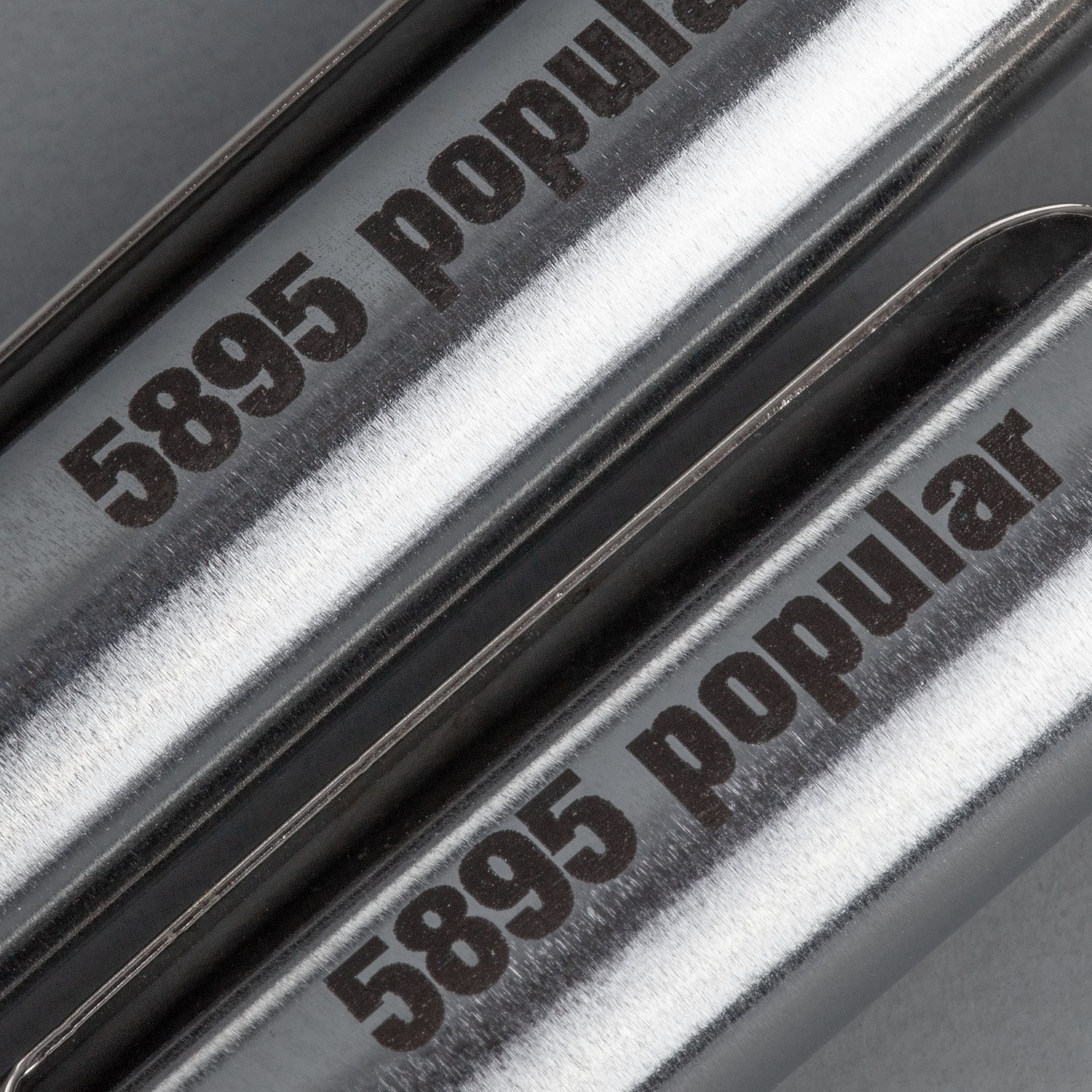 Ручка шариковая Popular, черная с логотипом