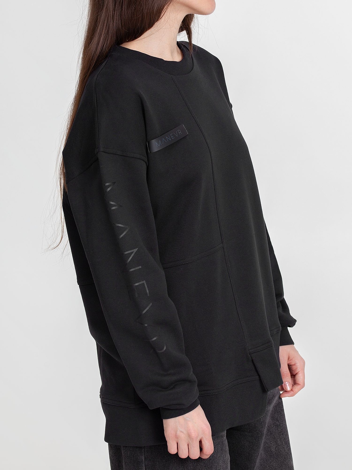 Свитшот Neofit, черный с логотипом