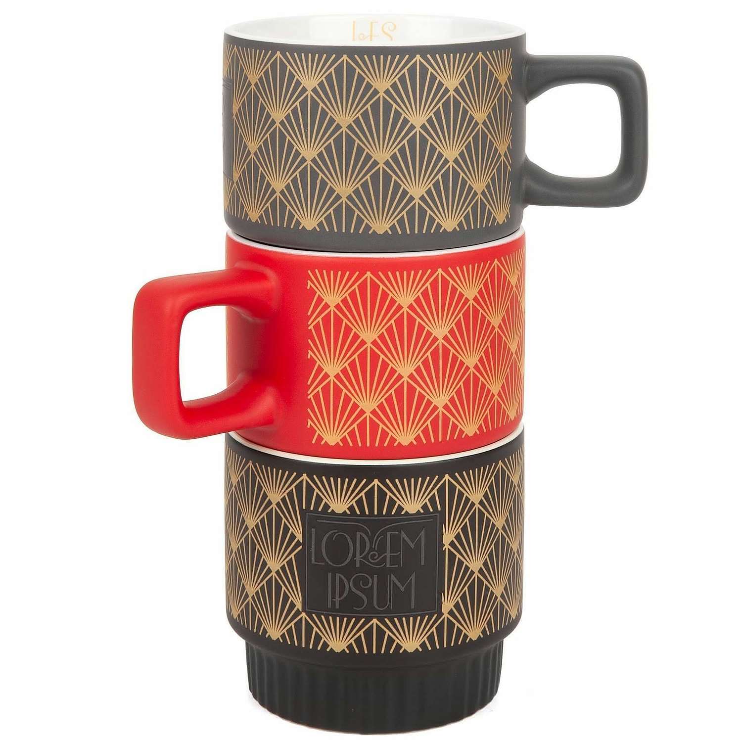 Кружка Forma Linea, красная с логотипом