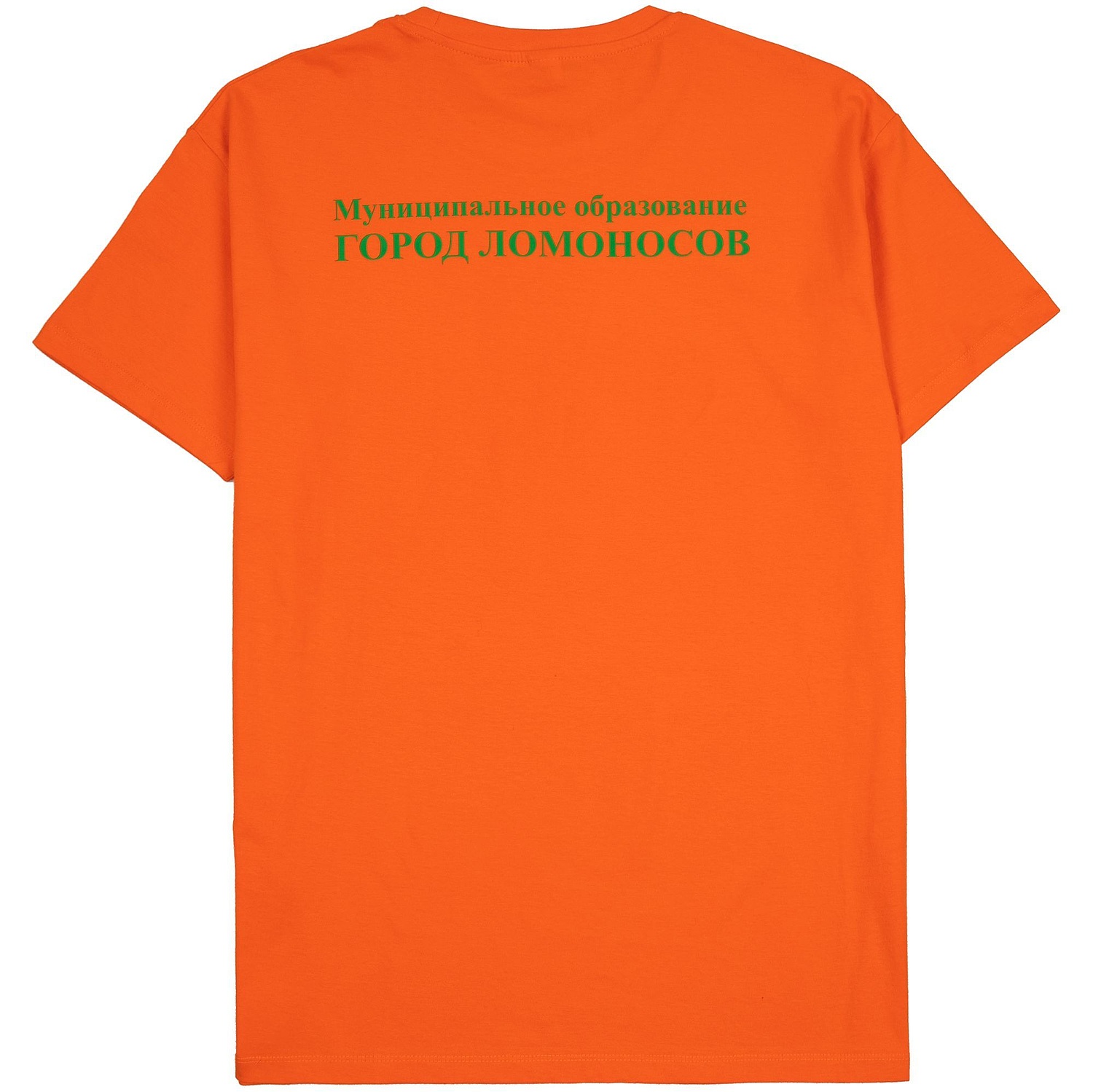 Футболка унисекс Regent 150, оранжевая с логотипом
