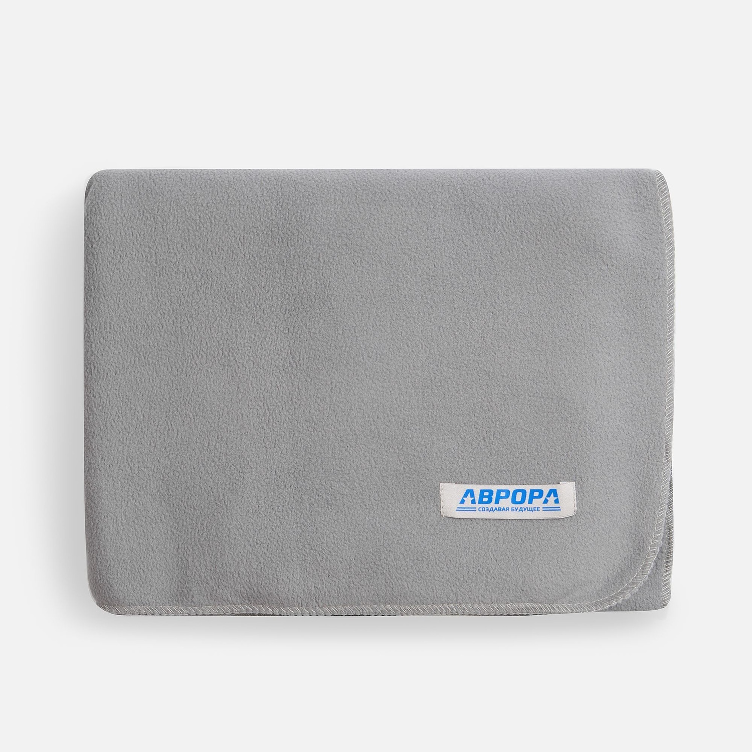 Лейбл тканевый Epsilon, S, светло-серый с логотипом