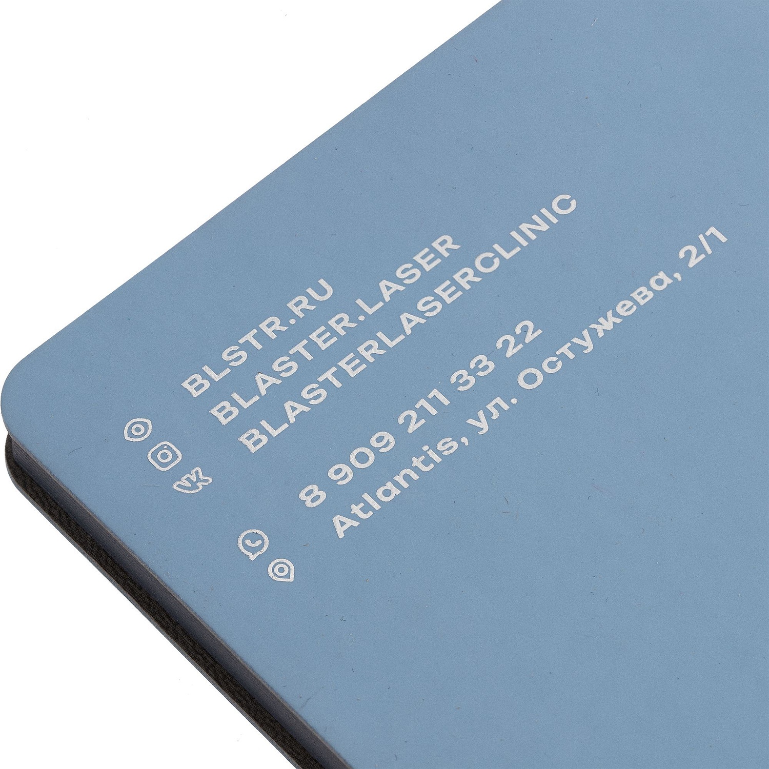 Ежедневник Flexpen Mini, недатированный, голубой с логотипом