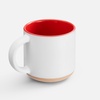 Кружка для сублимационной печати Colorisma, красная с логотипом