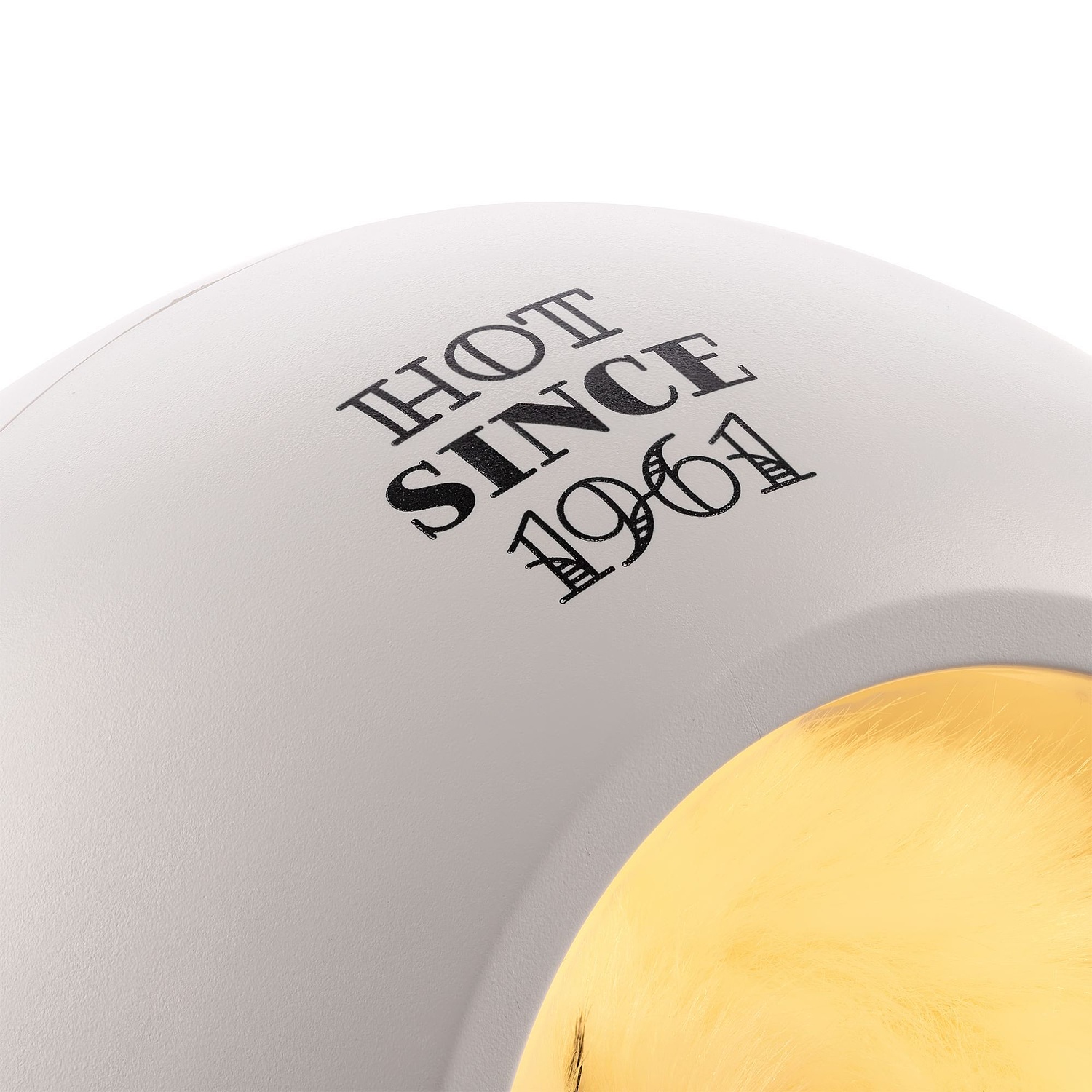 Беспроводная лампа-колонка Right Meow, белая с логотипом