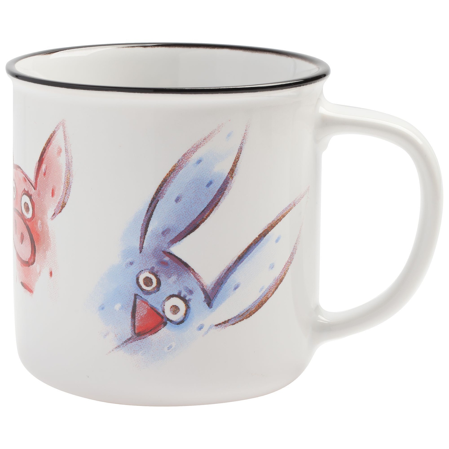 Кружка Dacha, большая, белая с логотипом