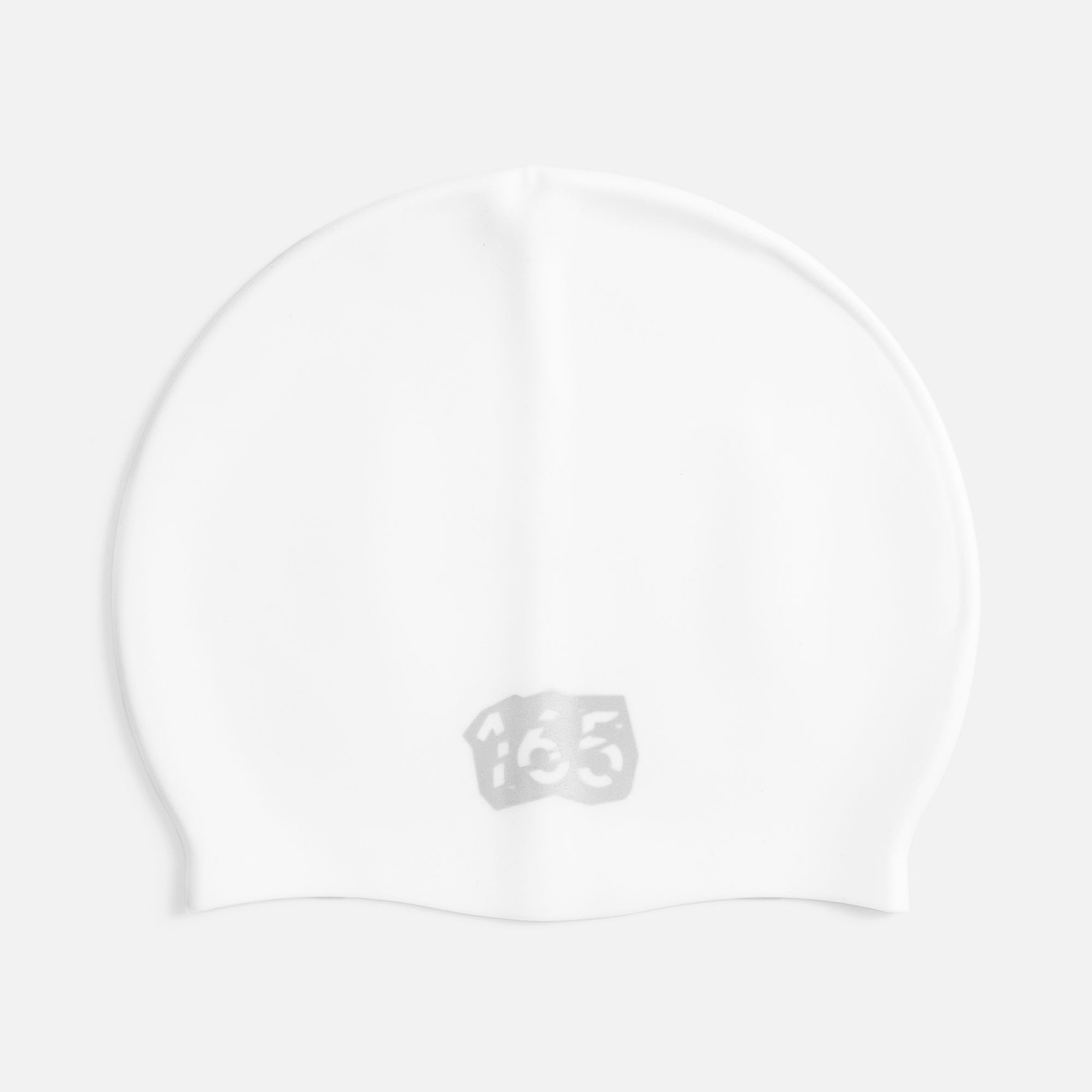 Шапочка для плавания Aquasana, белая с логотипом