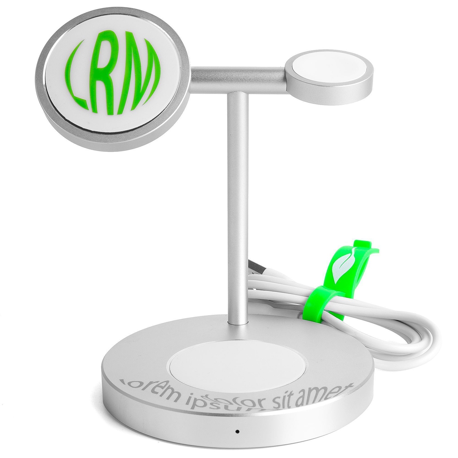 Зарядная станция Orbis, серебристая