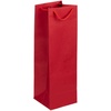 Пакет под бутылку Vindemia, красный с логотипом