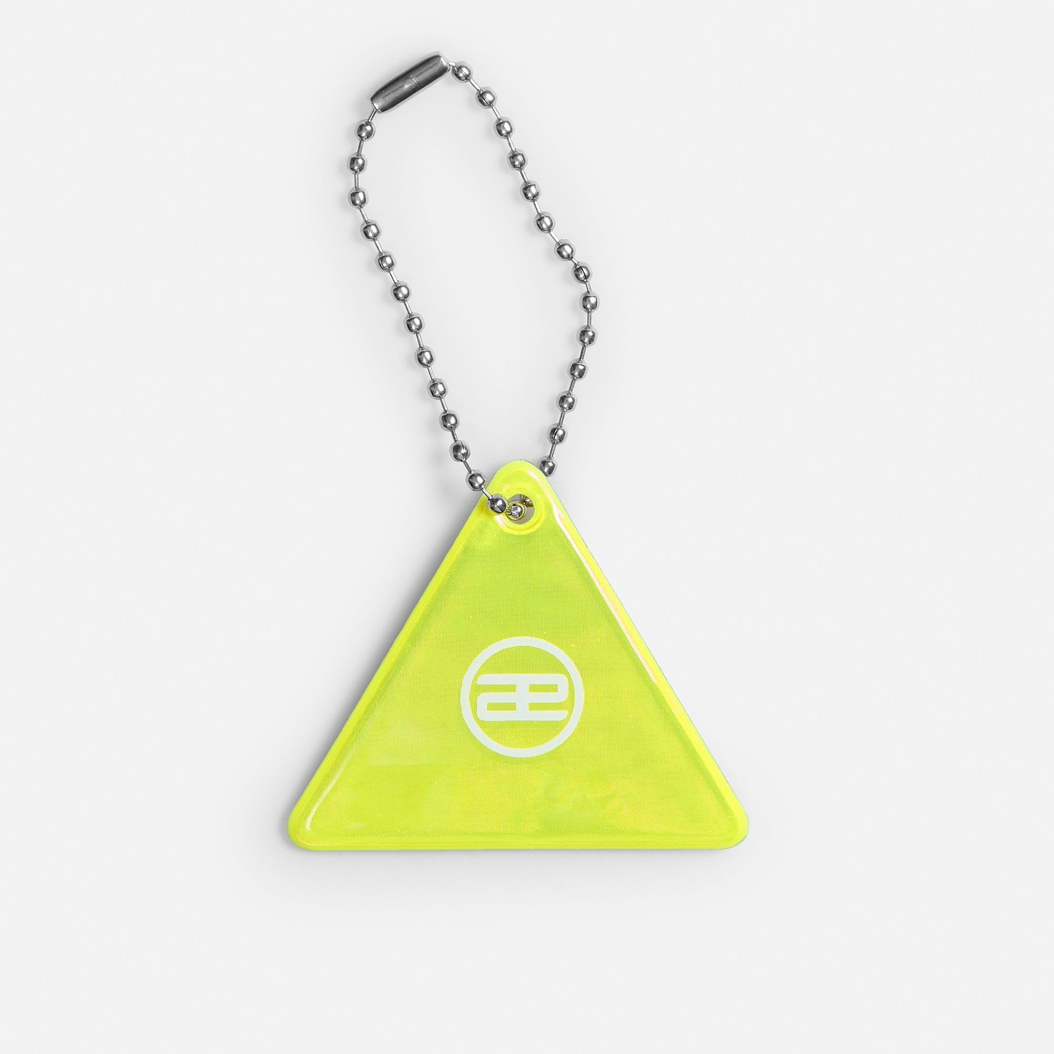 Светоотражатель Spare Care, треугольник, желтый неон