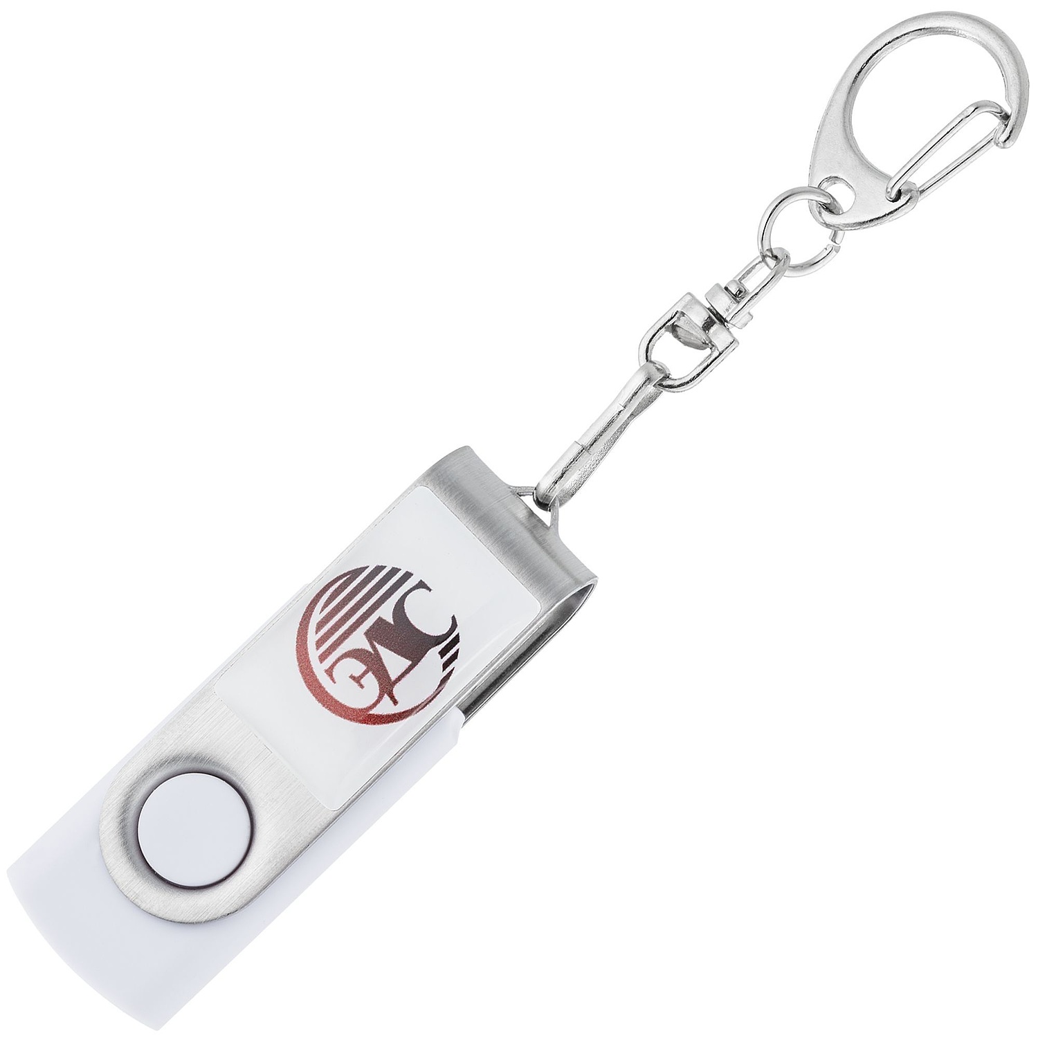 Флешка Twist, белая, 8 Гб