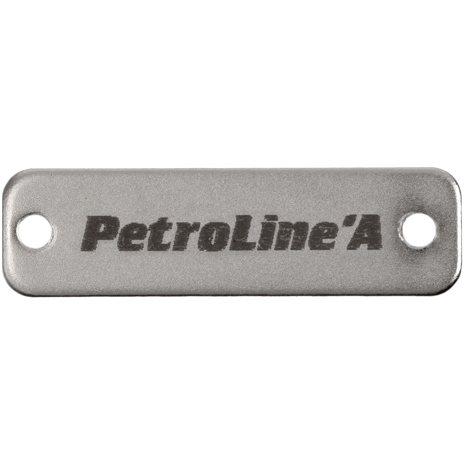 Шильдик металлический Alfa Liten, серебристый с логотипом