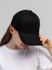 Бейсболка детская Standard Kids, черная с логотипом
