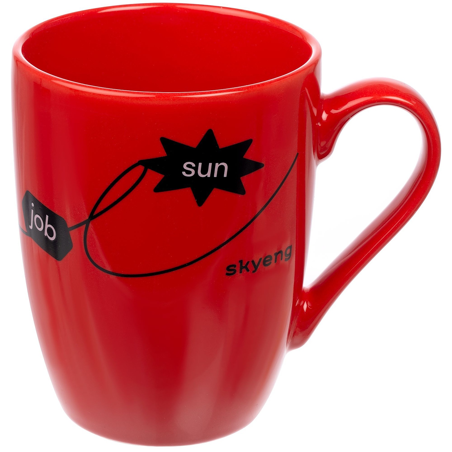 Кружка Pick Up, красная с логотипом