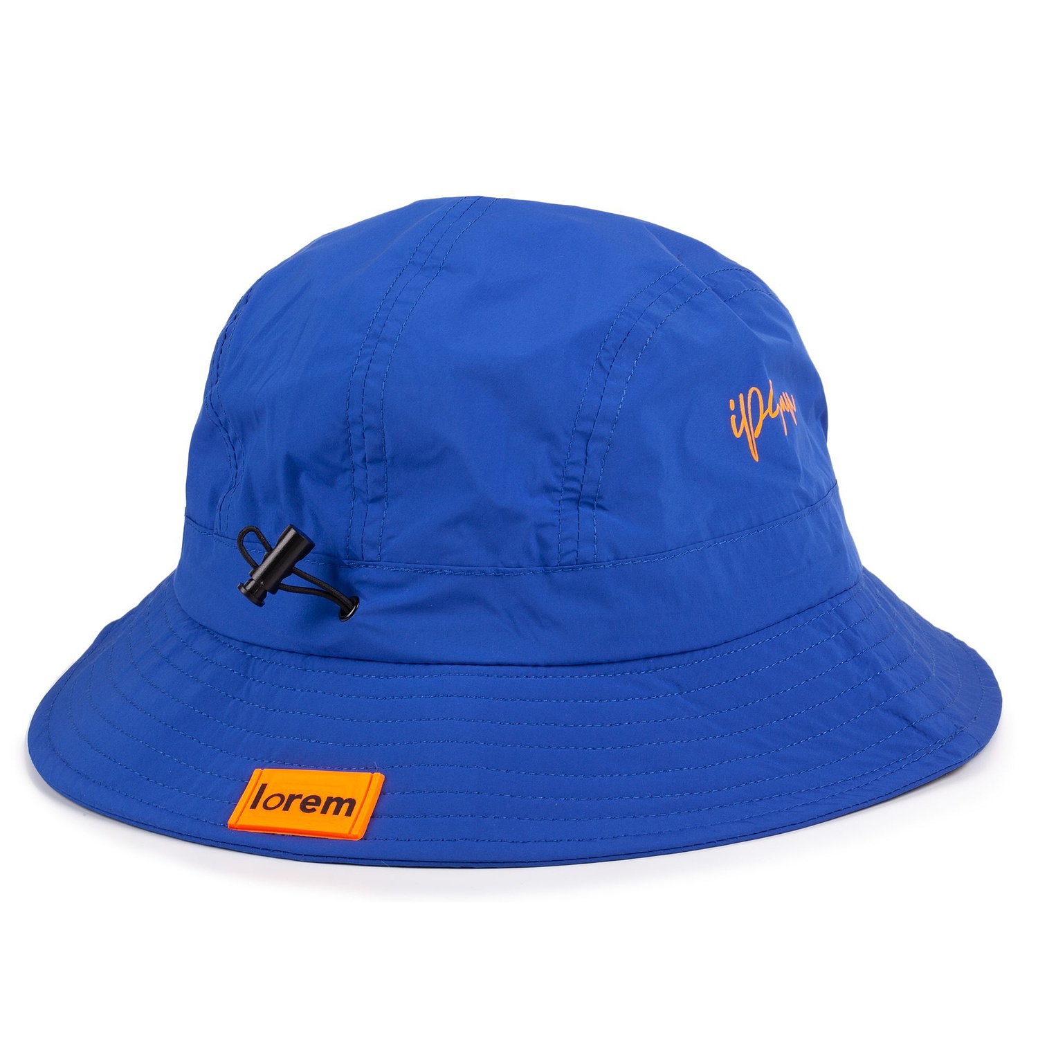 Панама Ben Mac, ярко-синяя с логотипом