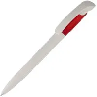 Ручка шариковая Bio-Pen, белая с красным Ручка шариковая Bio-Pen, белая с красным