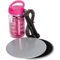 Набор для фитнеса PinkyGrey, со скакалкой Набор для фитнеса PinkyGrey, со скакалкой