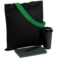 Набор Velours Bag, черный с зеленым Набор Velours Bag, черный с зеленым