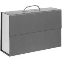 Коробка Case Duo, белая с серым Коробка Case Duo, белая с серым